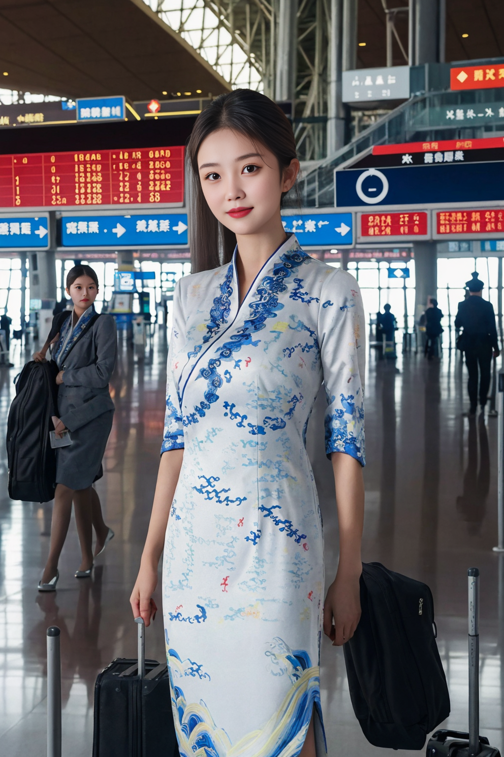 34706-3963965862-best quality, masterpiece, real,realistic, photo,photorealistic,looking at viewer, cowboy shot, _hna uniform, 1girl, solo, an ex.png